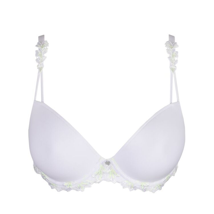 Marie Jo Leda Padded Plunge Bra White