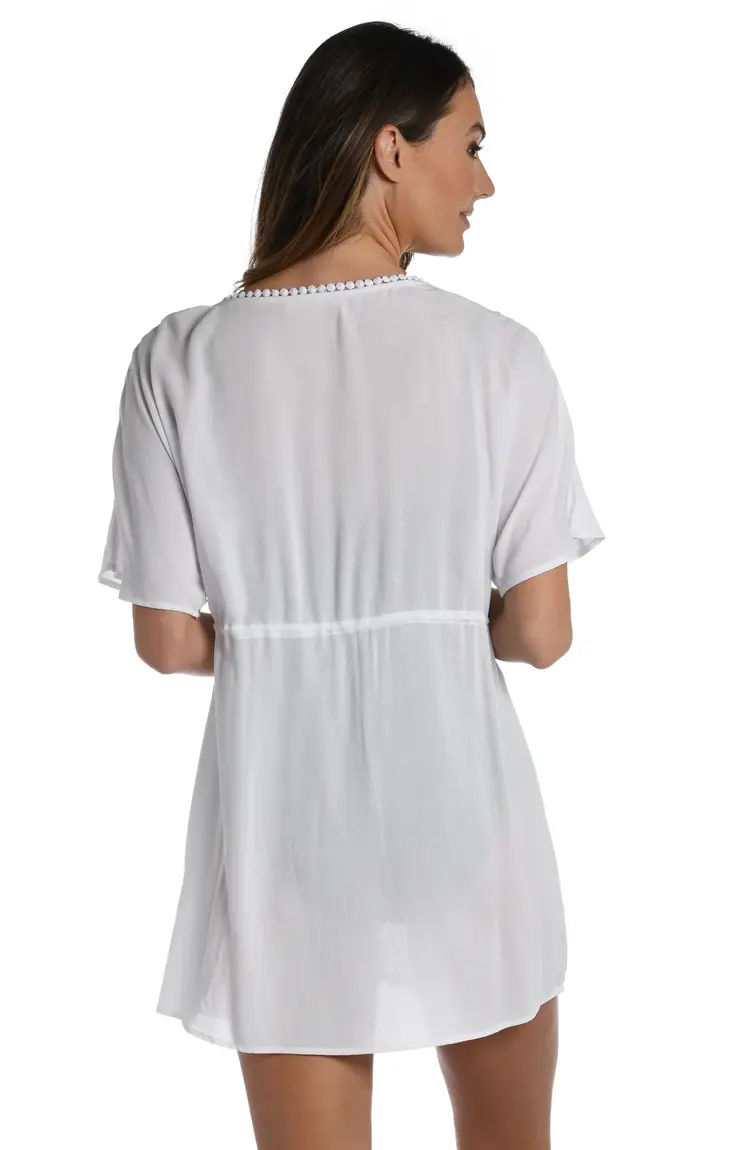La Blanca Coastal Kimono White