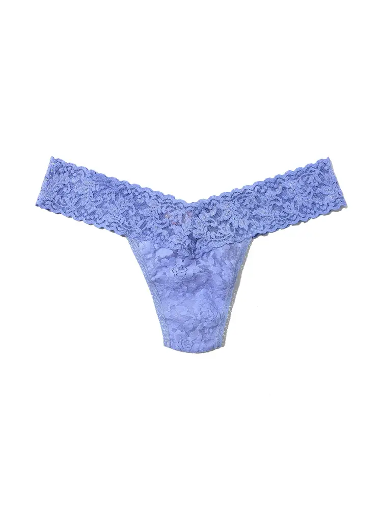 Hanky Panky Hanky Panky Low Rise Thong - Cool Water Blue