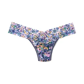 Hanky Panky Printed Low Rise Thong Panty Staycation
