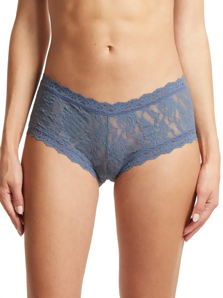 Hanky Panky Signature Lace Boyshort Tour Guide Blue