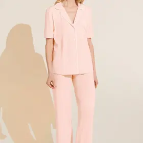 Eberjey Gisele S/S PJ Set Petal Pink/Ivory