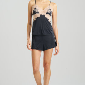 Natori Enchant Cami/Short Set Black/Cafe