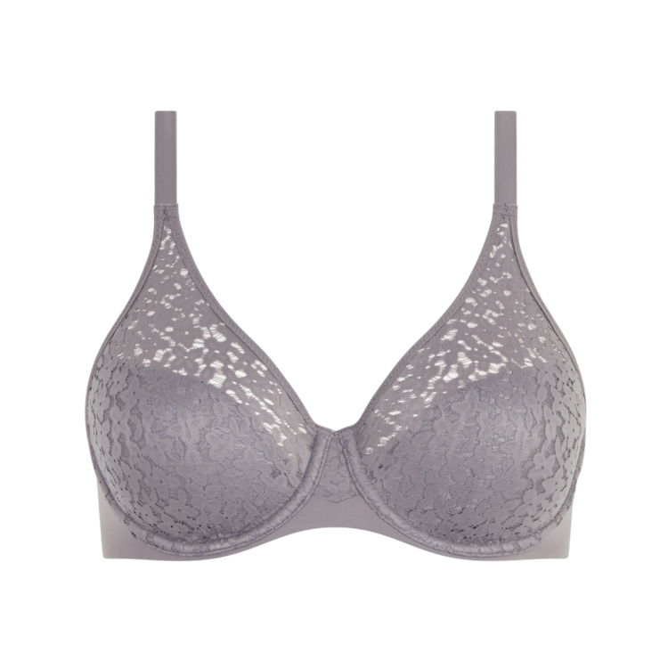 Chantelle Norah Unlined Bra Purple Grey