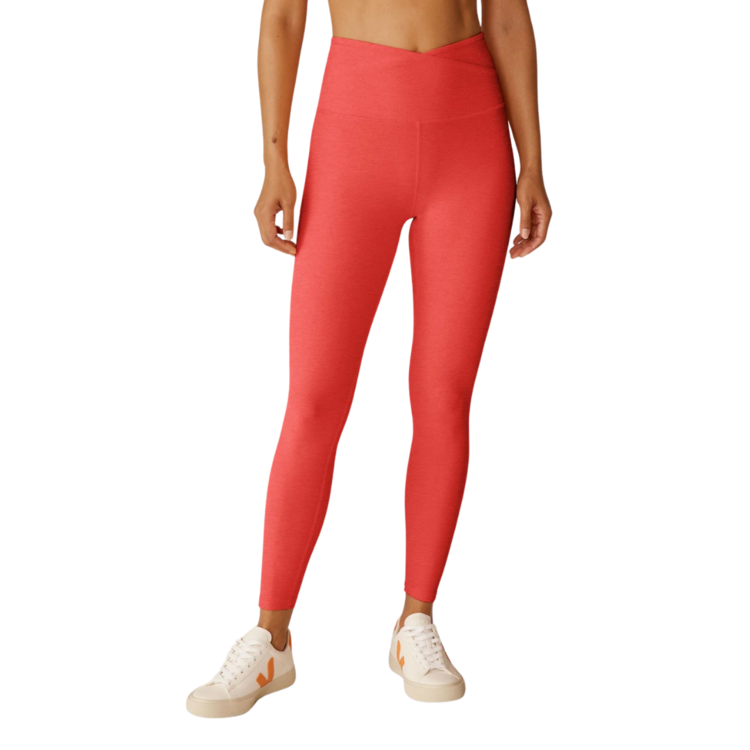 Beyond Yoga SD At Your Leisure HW Legging Coral Glow Heather