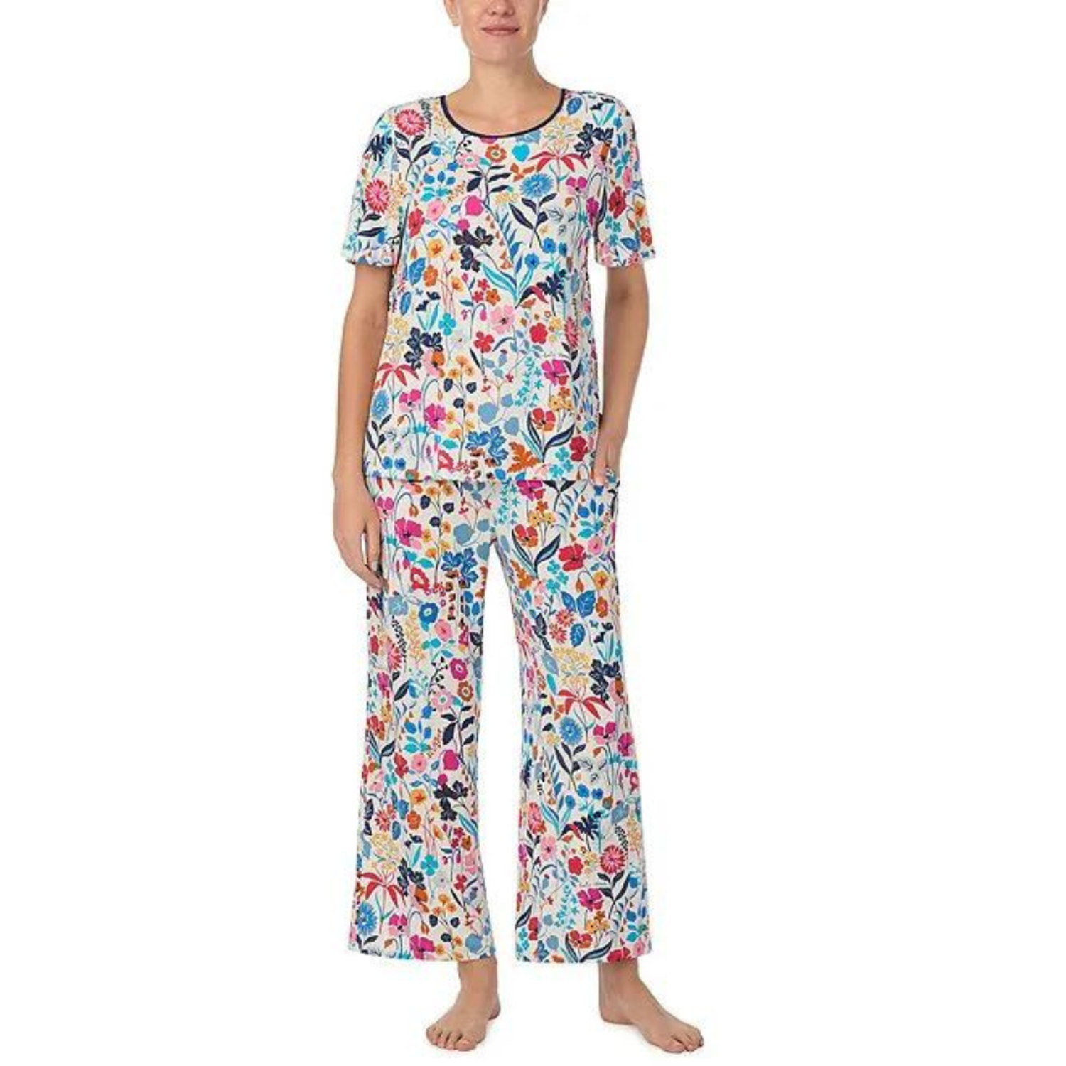 Kate Spade S S Pant Pajama Set Floral
