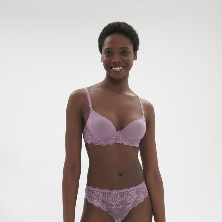 Simone Perele Reve 3D Plunge Bra - Glamorous Mauve