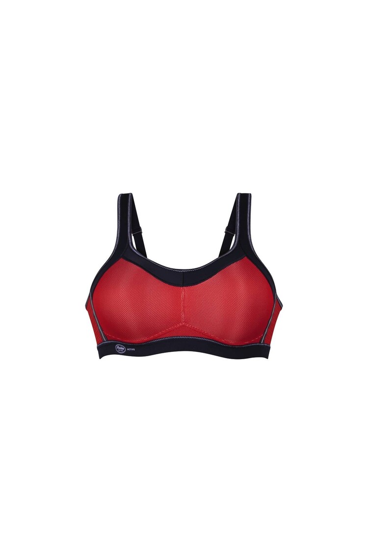 Anita Momentum Sports Bra - Red/Blue Iris