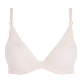 Chantelle Graphic Allure Plunge T-Shirt Bra - Pearl Pink