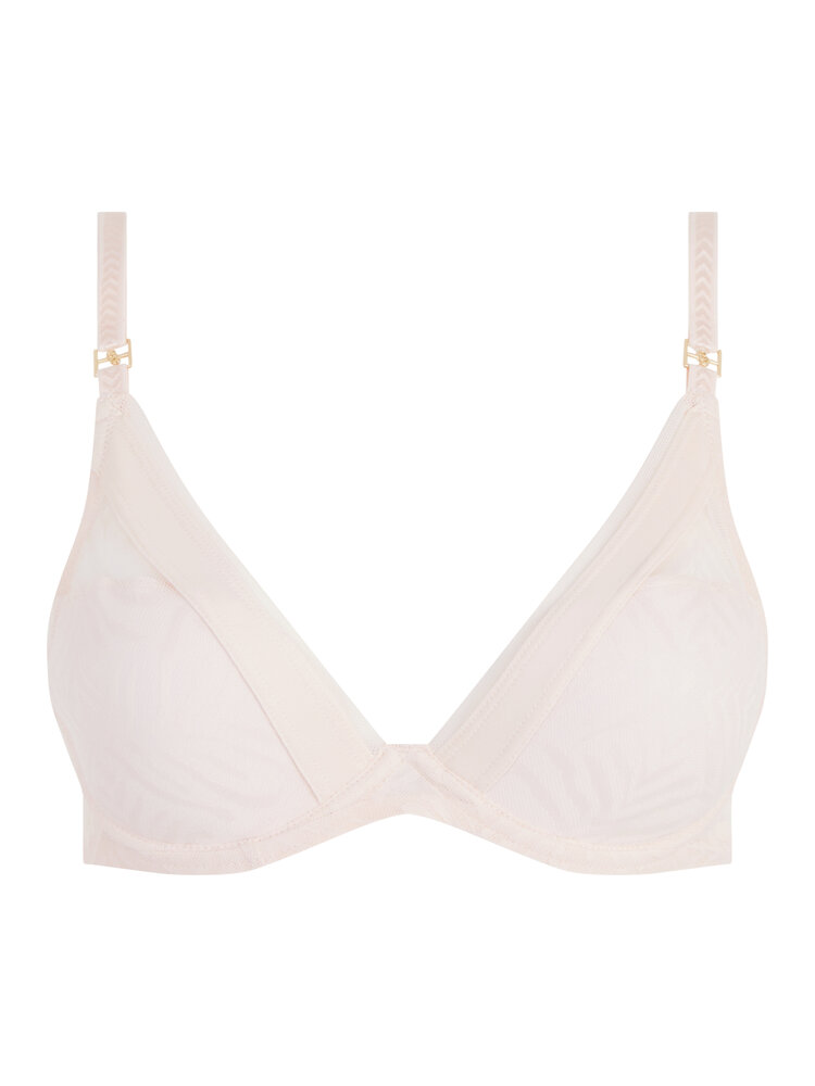 Chantelle Graphic Allure Plunge T-Shirt Bra - Pearl Pink
