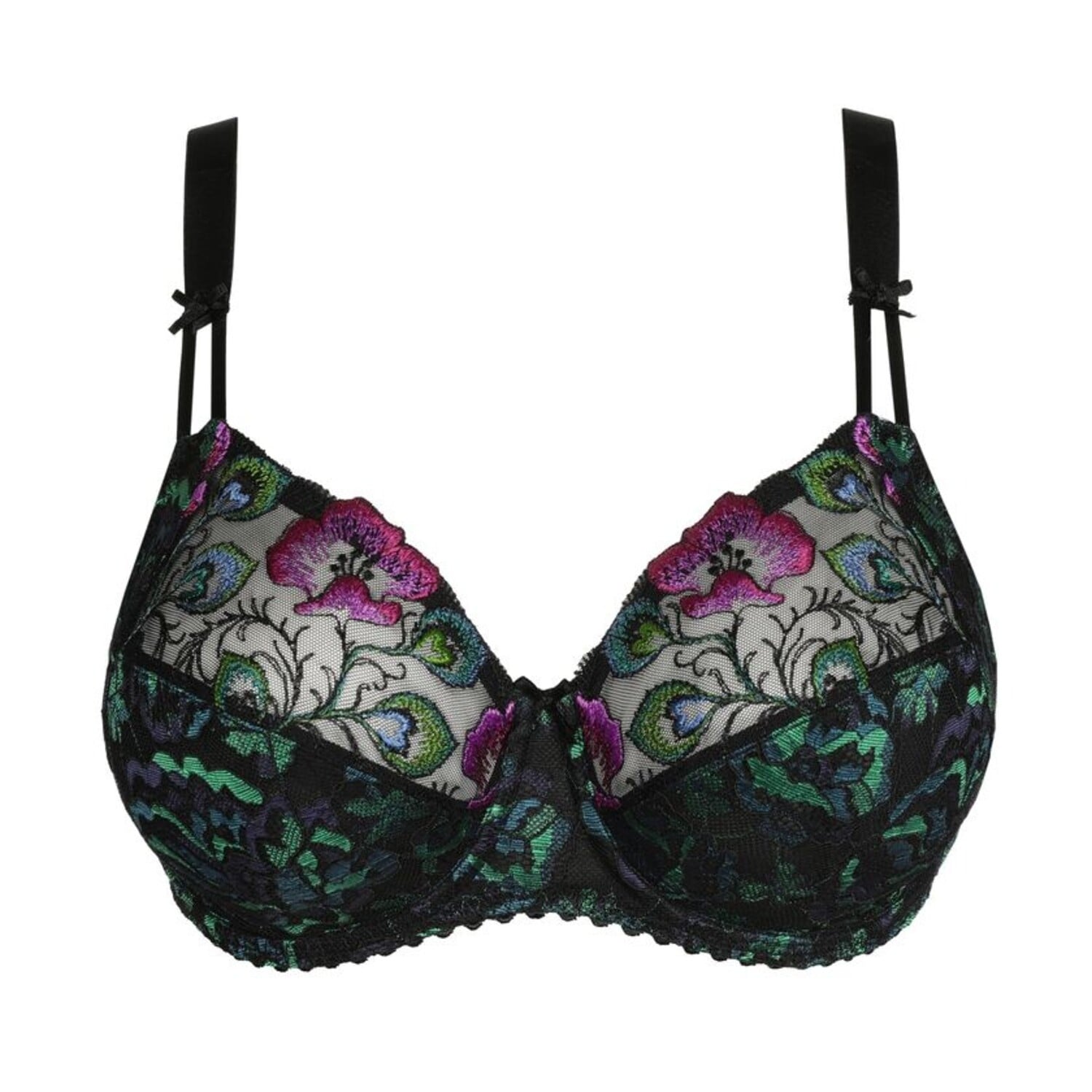 San Angel Full Cup Bra 0163490 Peacock Feather (PFE) - Lace & Day