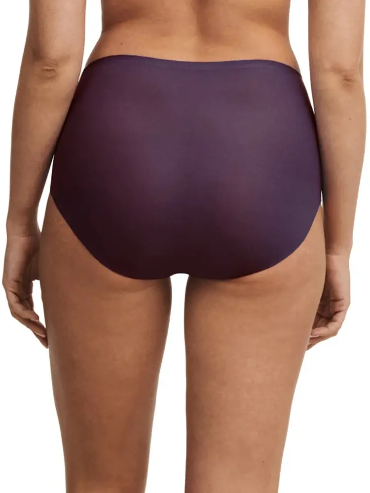 Chantelle Soft Stretch Seamless High Rise Brief Aubergine