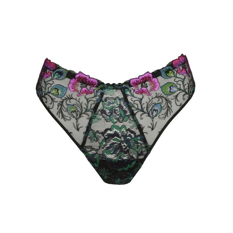 Prima Donna San Angel Thong Panty Peacock Feather (PFE)