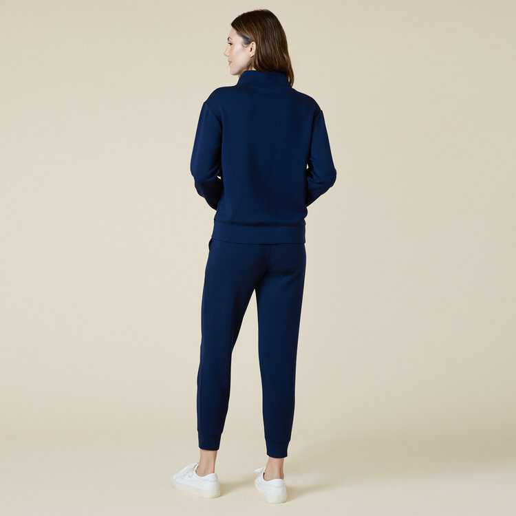 Softies DreamTech 1/4 Zip Jogger Pant Set - Midnight