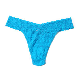 Hanky Panky Hanky Panky Original Rise Thong - Ocean Eyes Blue (OCEY)