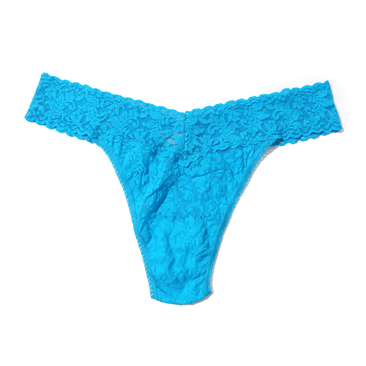 Hanky Panky Hanky Panky Original Rise Thong - Ocean Eyes Blue (OCEY)