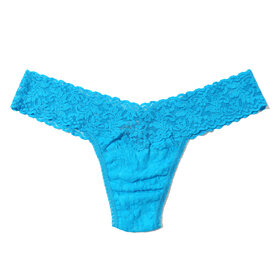 Hanky Panky Hanky Panky Low Rise Thong - Ocean Eyes Blue (OCEY)