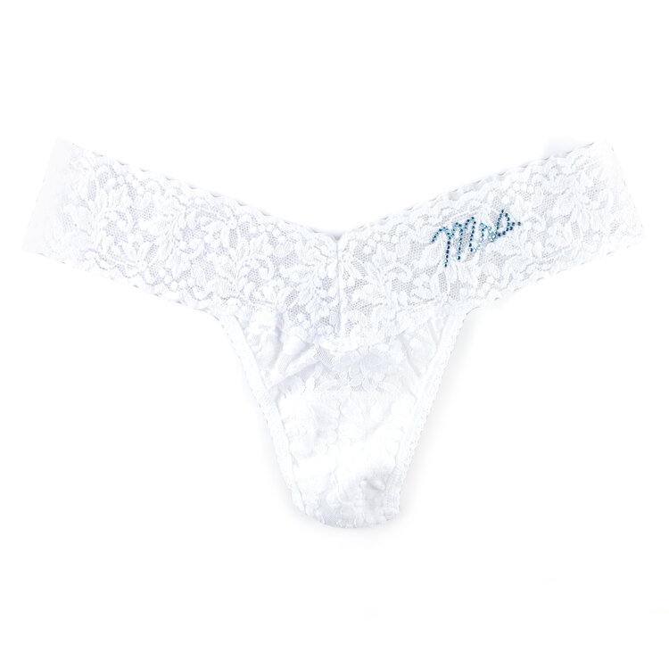 Hanky Panky Low Rise Mrs Thong Panty - White