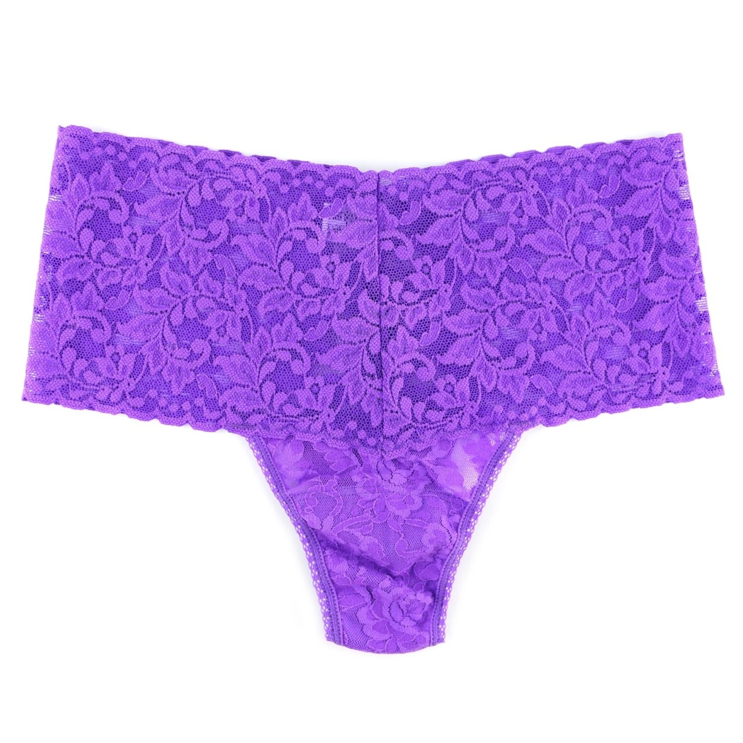 Retro Thong Panty 9K1926P Vivid Violet - Lace & Day