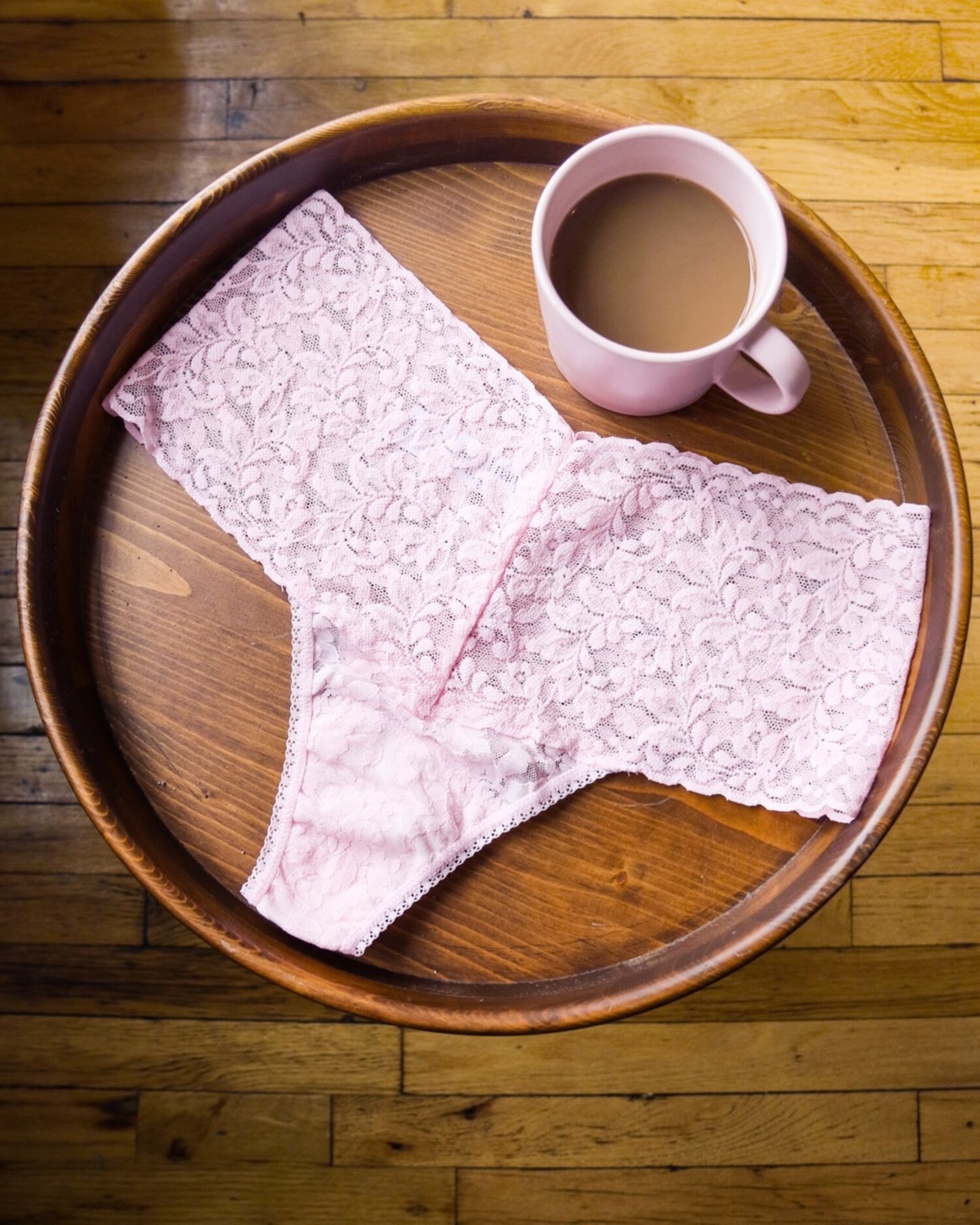 Retro Thong Panty 9K1926P Bliss Pink - Lace & Day