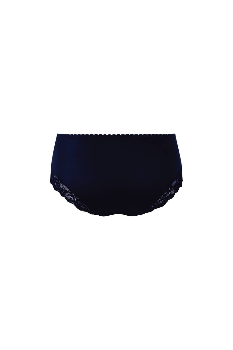 Rosa Faia Bobette High Waist Brief Panty - Maritime Blue