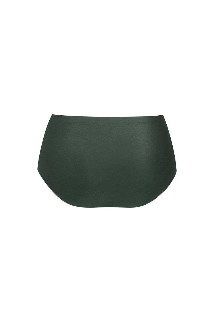 Rosa Faia Essential High Waist Brief Panty - Jungle Green