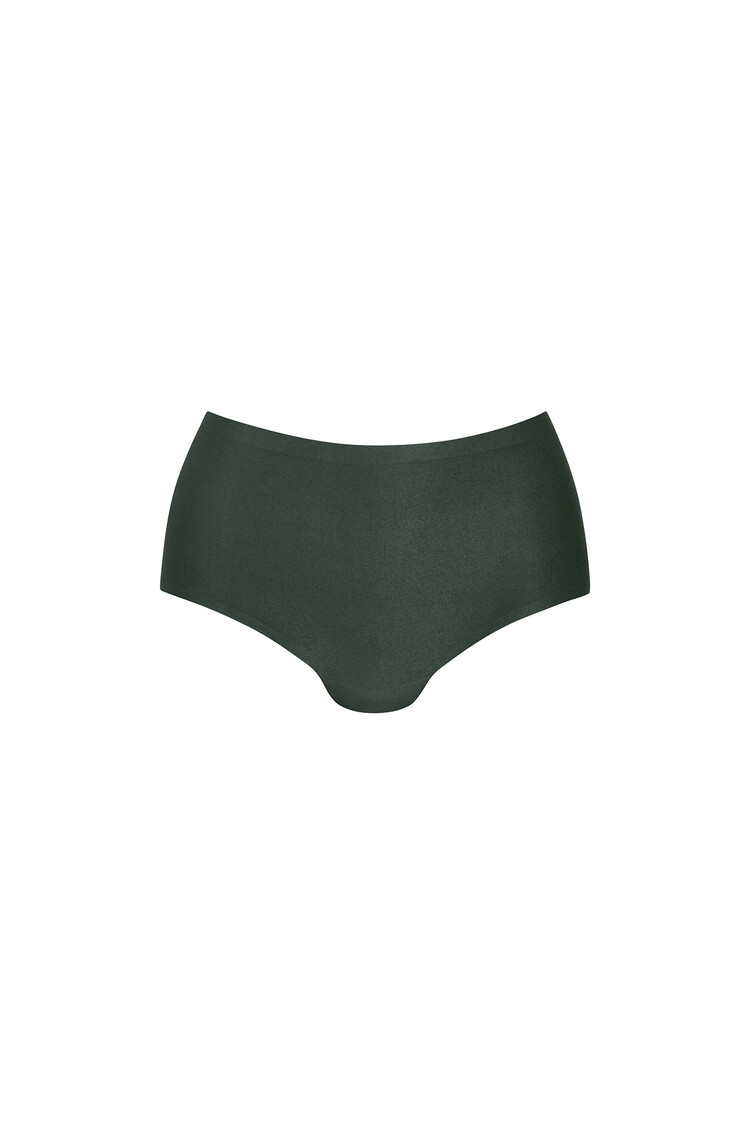 Rosa Faia Essential High Waist Brief Panty - Jungle Green