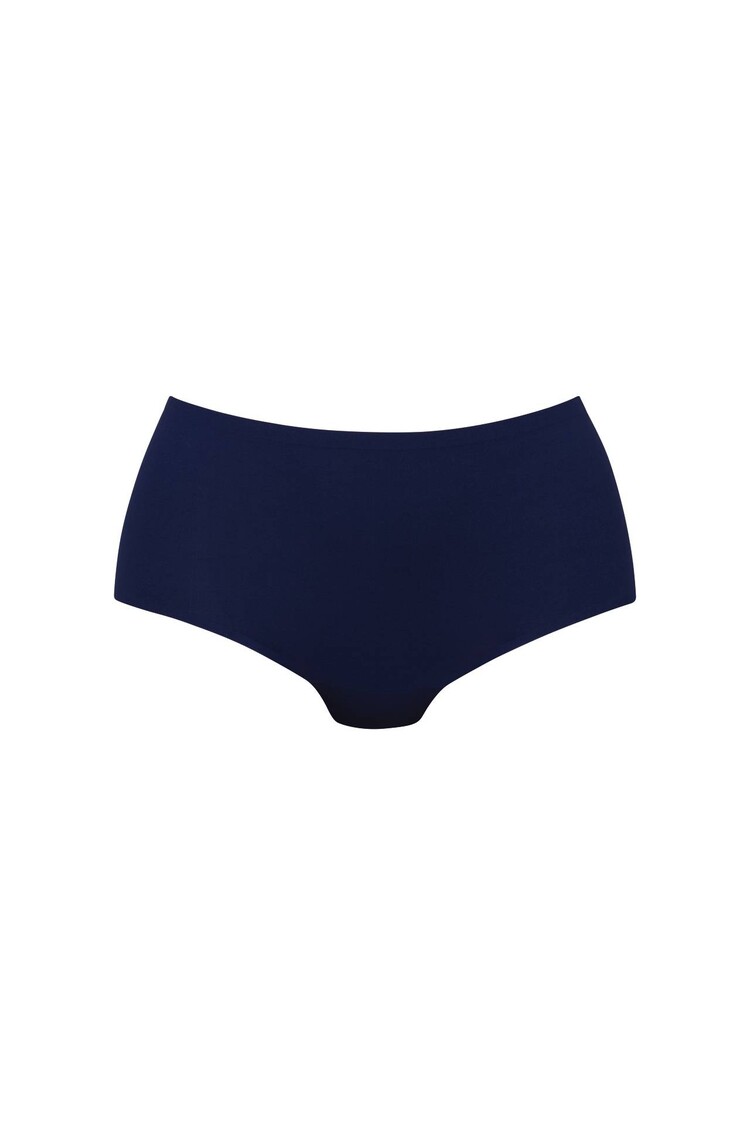 Rosa Faia Essential High-Waist Brief Panty - Maritime Blue