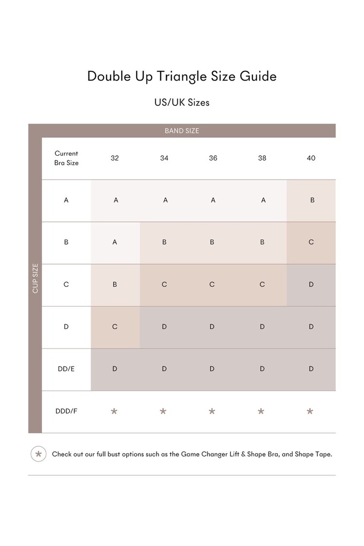 Nood Double Up Triangle Push-Up Pads - Buff (No.3)