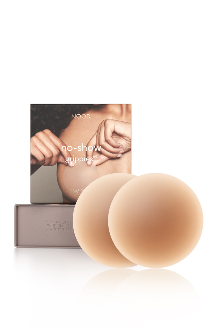 Nood Non-Adhesive  3 inch Nipple Covers - Soft Tan (5)