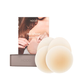Nood Adhesive Extra Lift 4 in. Nipple Covers - Buff (3)