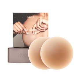 Nood Non-Adhesive  4in. Nipple Covers - Soft Tan (5)