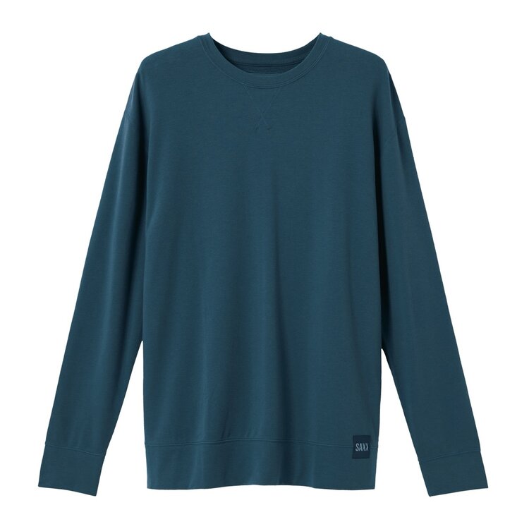 Saxx 3Six Five Long Sleeve Men's Crew Shirt - Storm