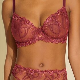 Cosabella Sanika Balconette Bra - Vin Brule