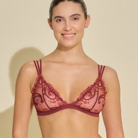 Cosabella Sanika Triangle Bra - Vin Brule
