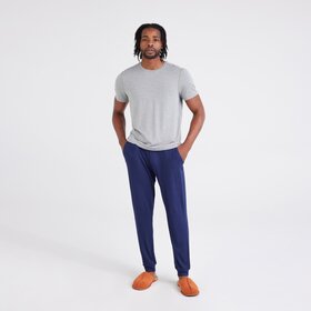 Saxx Snooze Short Sleeve Tee - Dark Grey Heather
