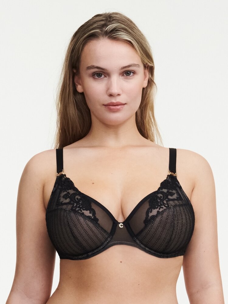 Chantelle Cabaret Sauvage Plunge Bra - Black