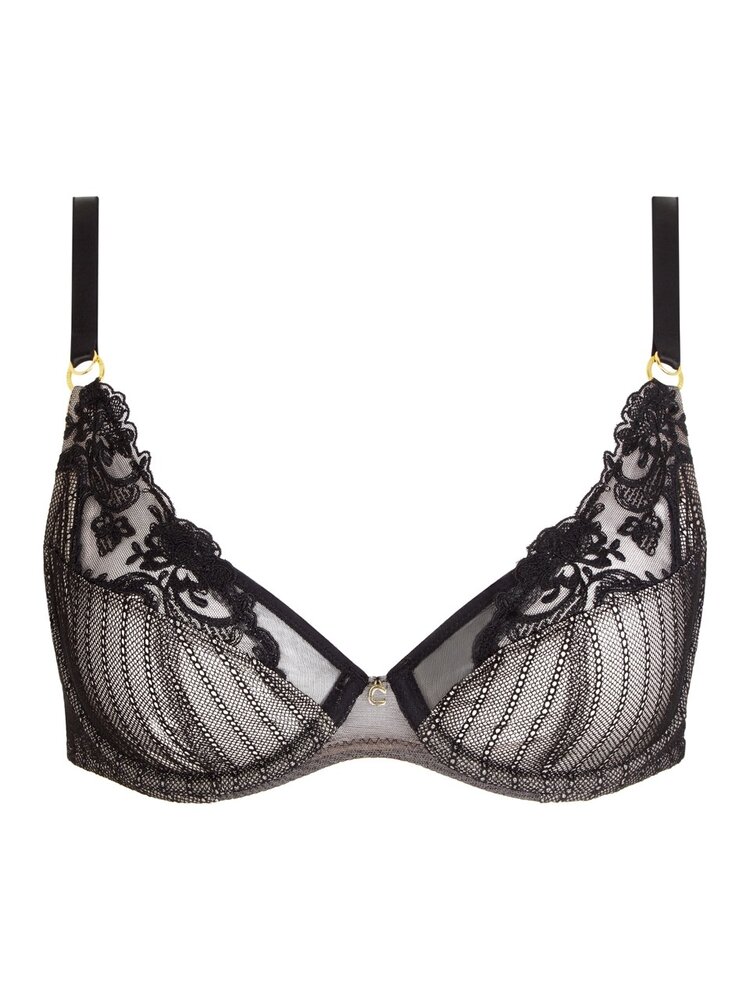 Chantelle Cabaret Sauvage Plunge Bra - Black