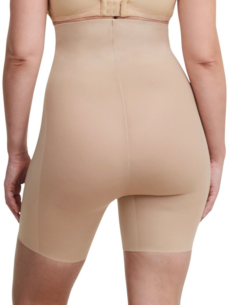 Chantelle Basic Shaping High Waist Mid-Thigh Bodysuit - Beige