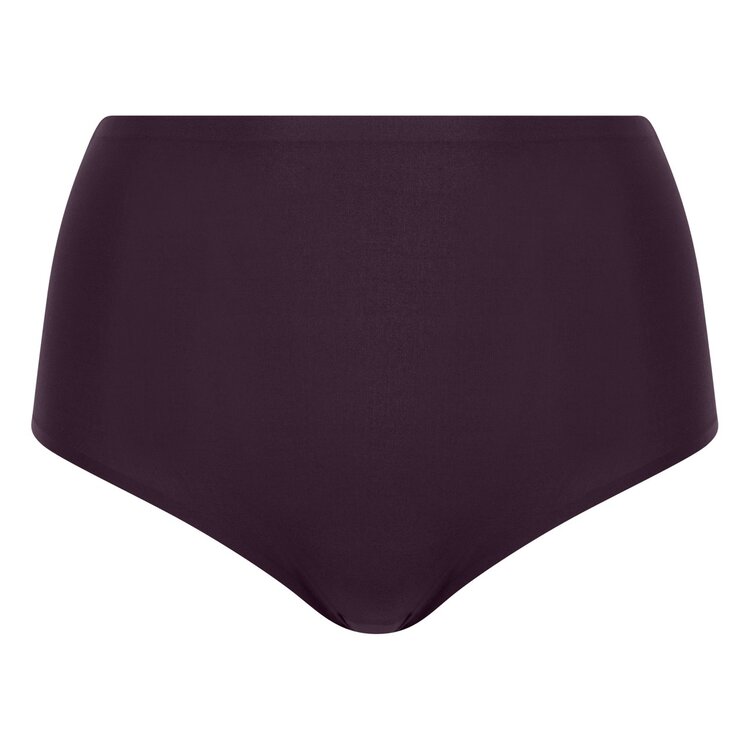 Chantelle Soft Stretch Seamless High Rise Brief Aubergine