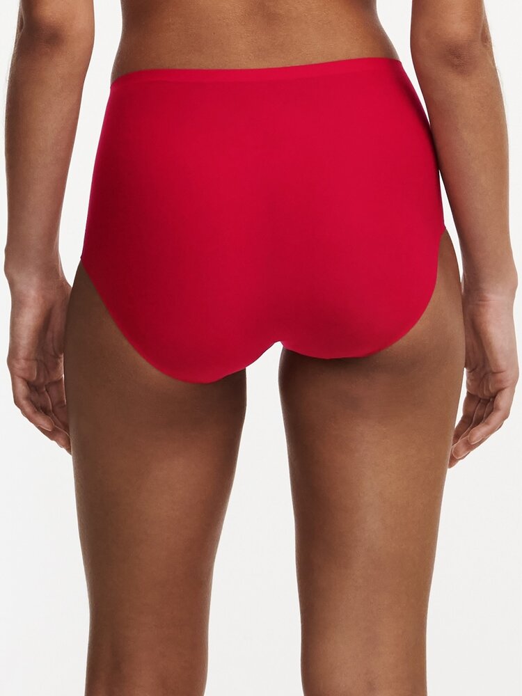 Chantelle Soft Stretch Seamless High Rise Brief - Poppy Red (0YU)