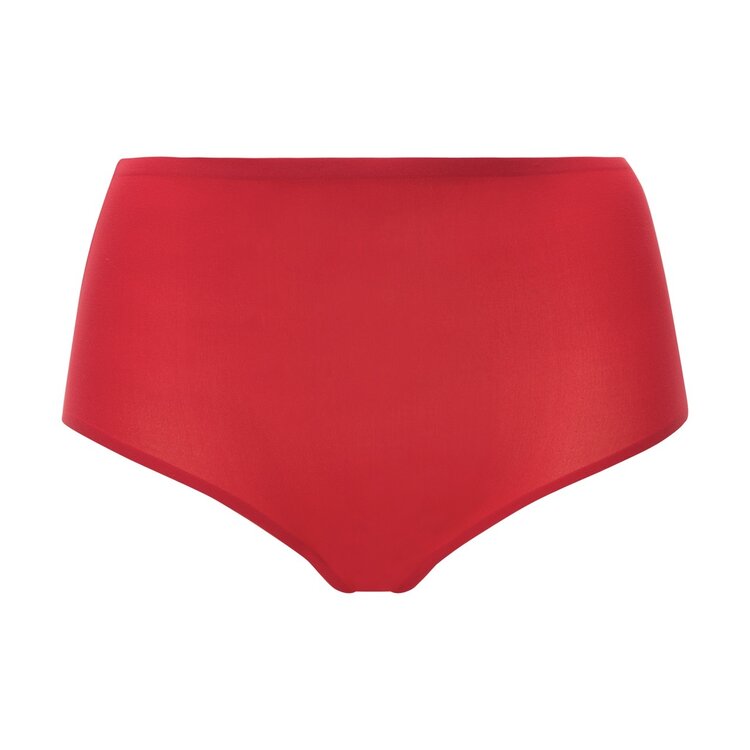 Chantelle Soft Stretch Seamless High Rise Brief - Poppy Red (0YU)