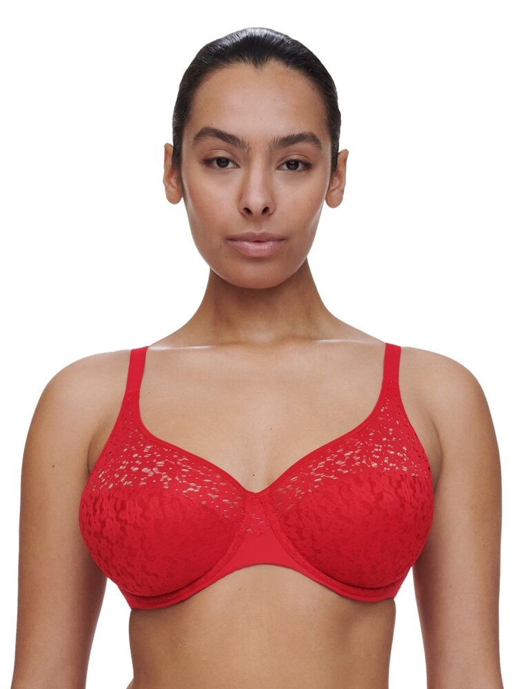 Chantelle Norah Unlined Bra - Poppy Red (0YU)