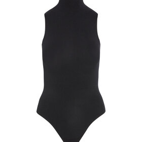 Commando Ballet Mockneck Sleeveless Bodysuit - Black