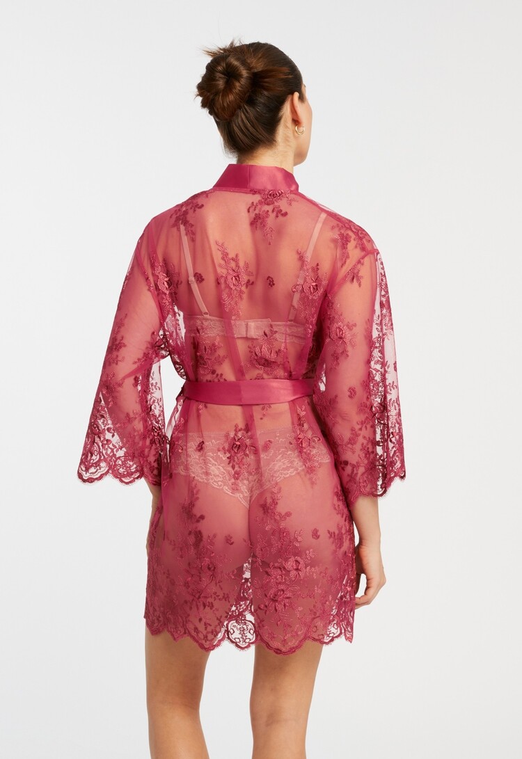 Rya Darling Robe - Lipstick Pink