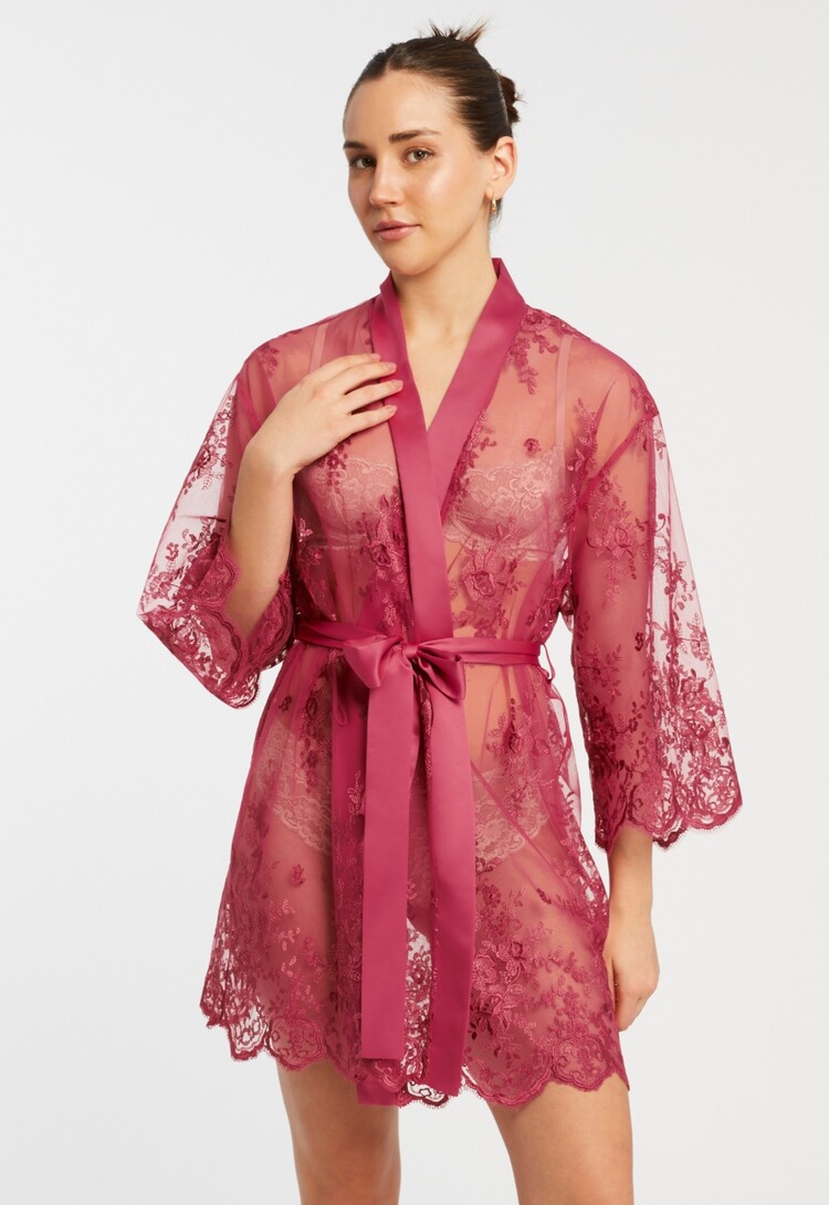 Rya Darling Robe - Lipstick Pink