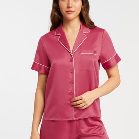 Rya Aurora Shortie Pajama Set - Lipstick