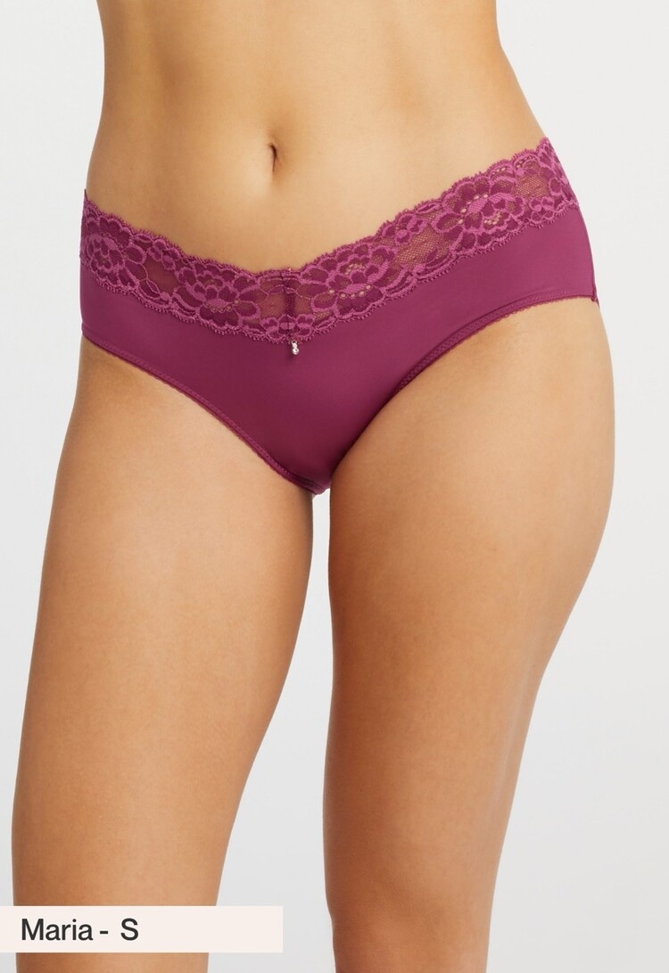 Montelle Montelle Hipster Panty - Cranberry