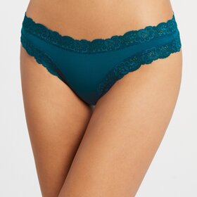 Fleur't Iconic Thong  Panty - Peacock