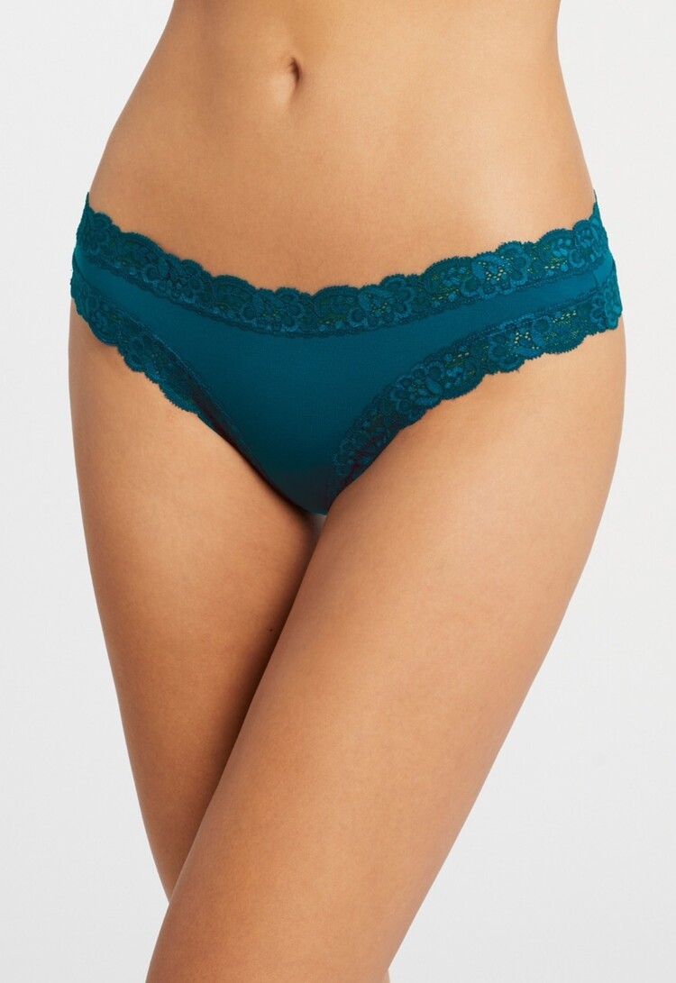 Fleur't Iconic Thong  Panty - Peacock